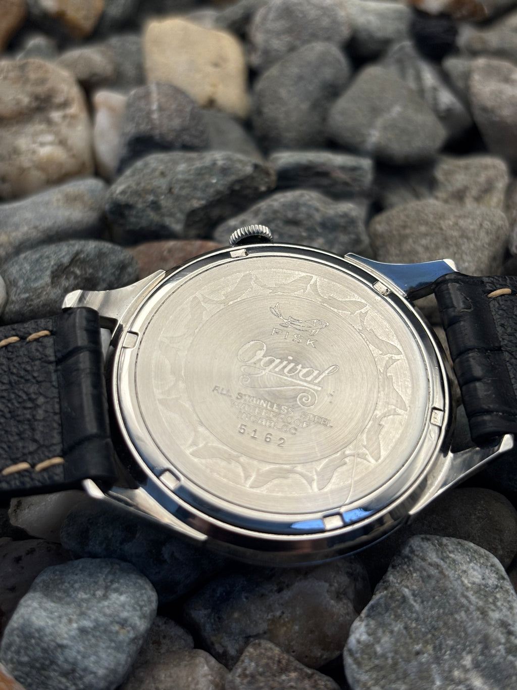 1960s Ogival Fisk Swiss Made Automatic