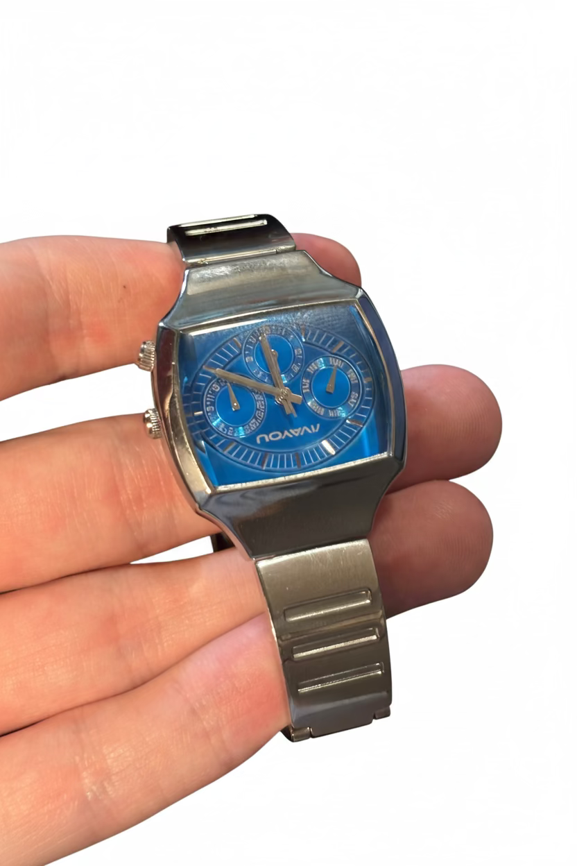 1990s Orient Vivayou Watch Turquoise dial