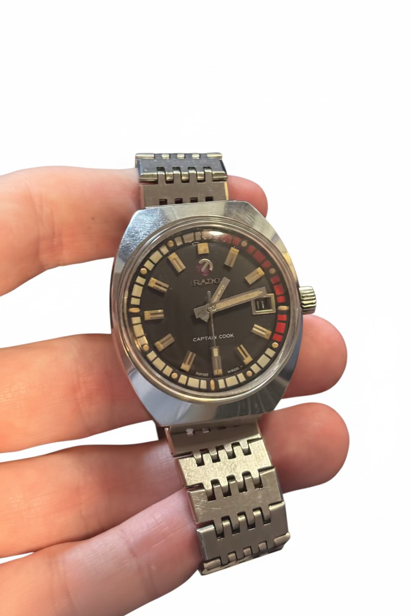 1960s Rado Captain Cook Water Sealed Swiss-made Watch Automatic