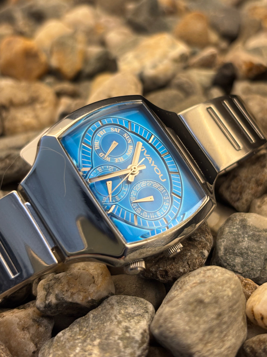 1990s Orient Vivayou Watch Turquoise dial