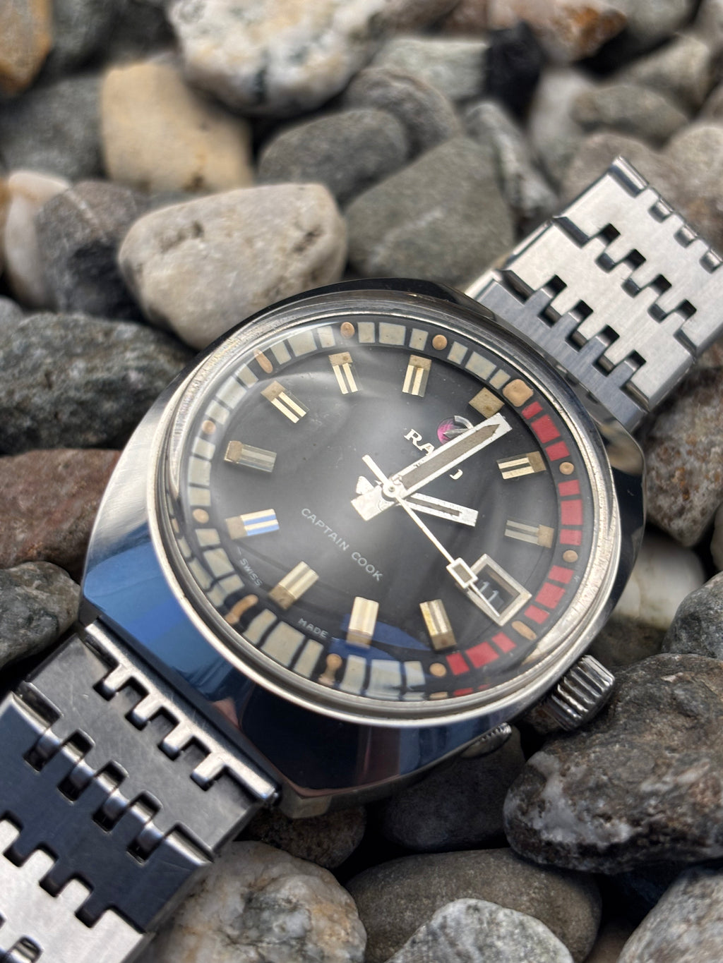 1960s Rado Captain Cook Water Sealed Swiss-made Watch Automatic