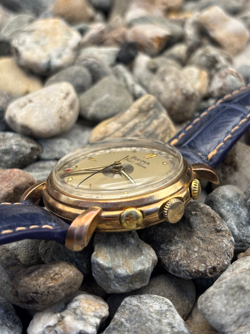 1950s Bulova Wrist Alarm Watch