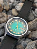 1970s Orient HA "Hiace" Automatic Emerald Green Dial Watch