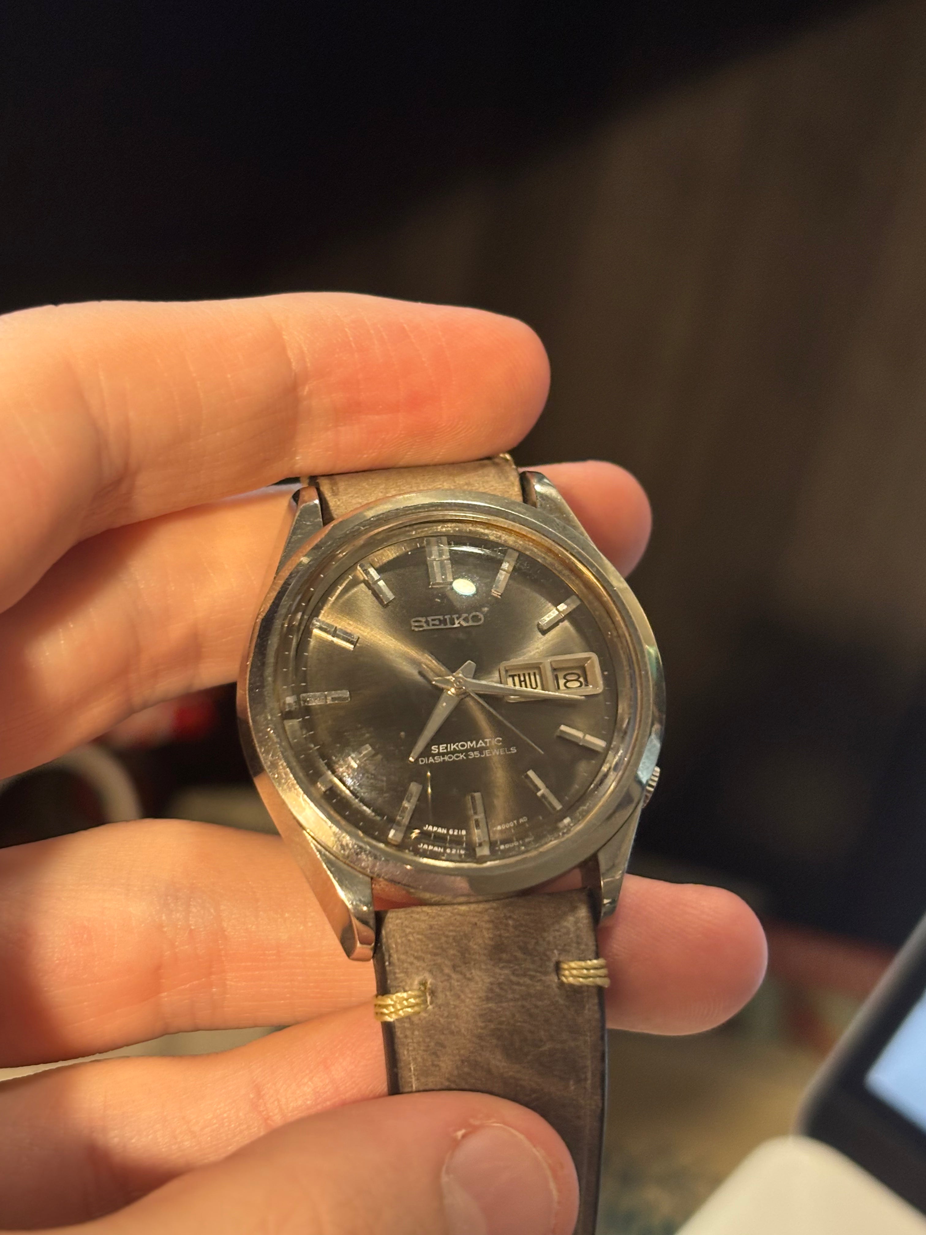 1967 Seiko Diashock Watch Automatic