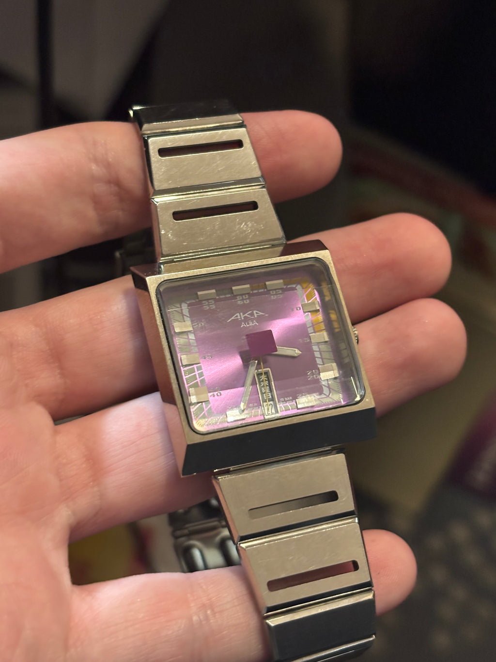 1996 Seiko Alba AKA Purple Dial Watch