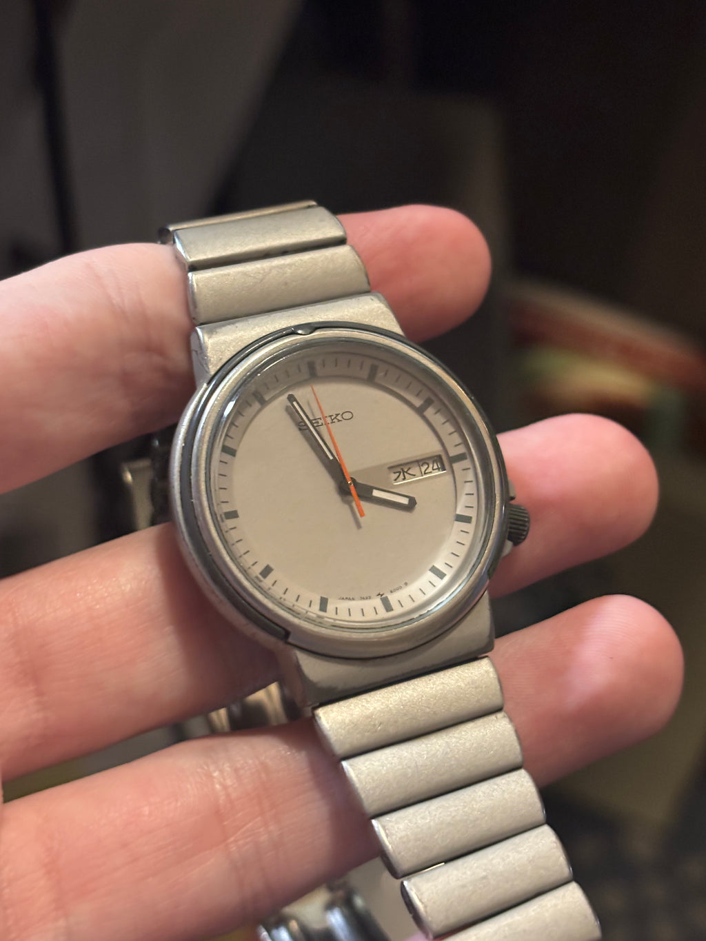 1995 Seiko Silver Wave Watch