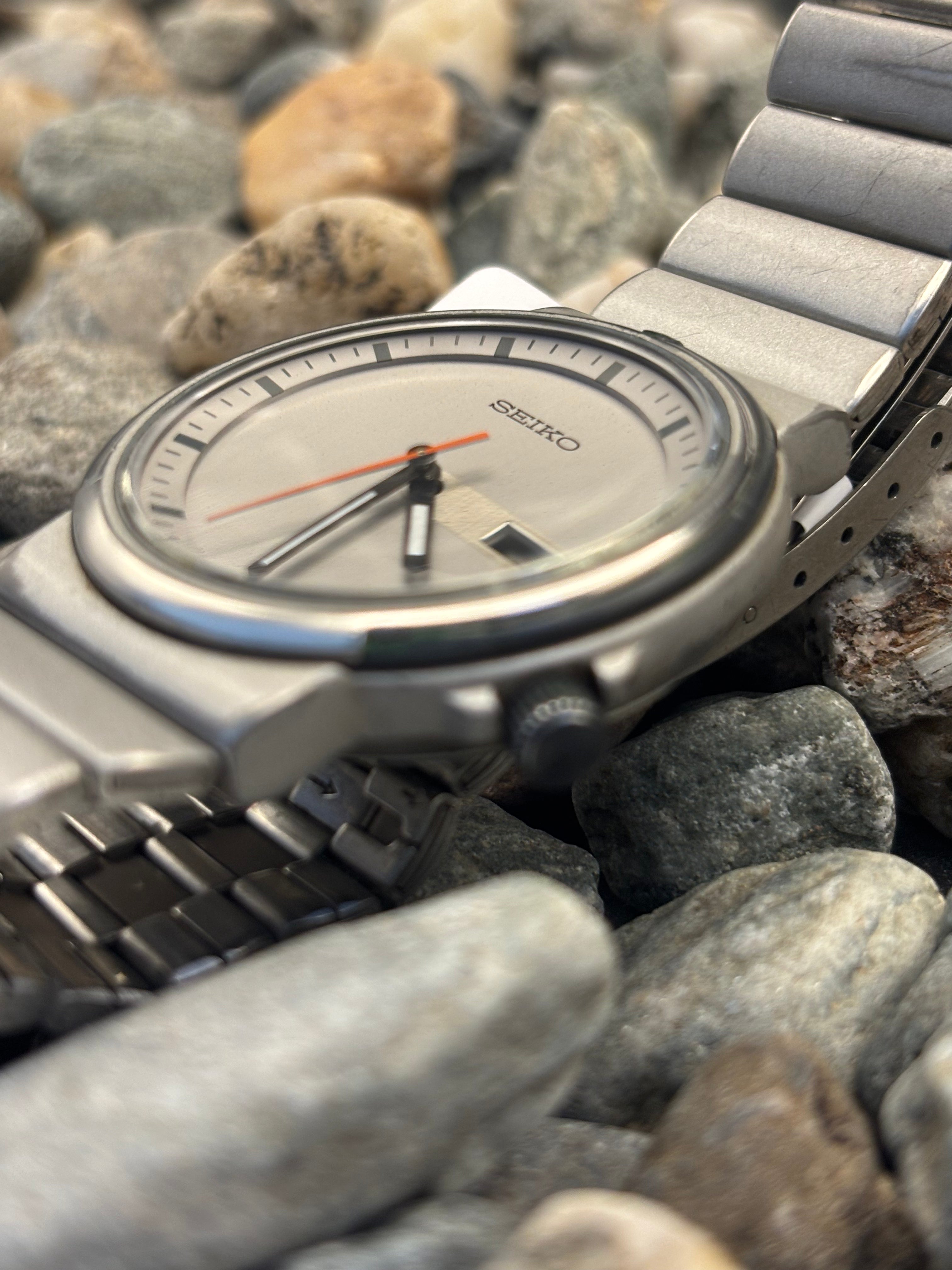 1995 Seiko Silver Wave Watch