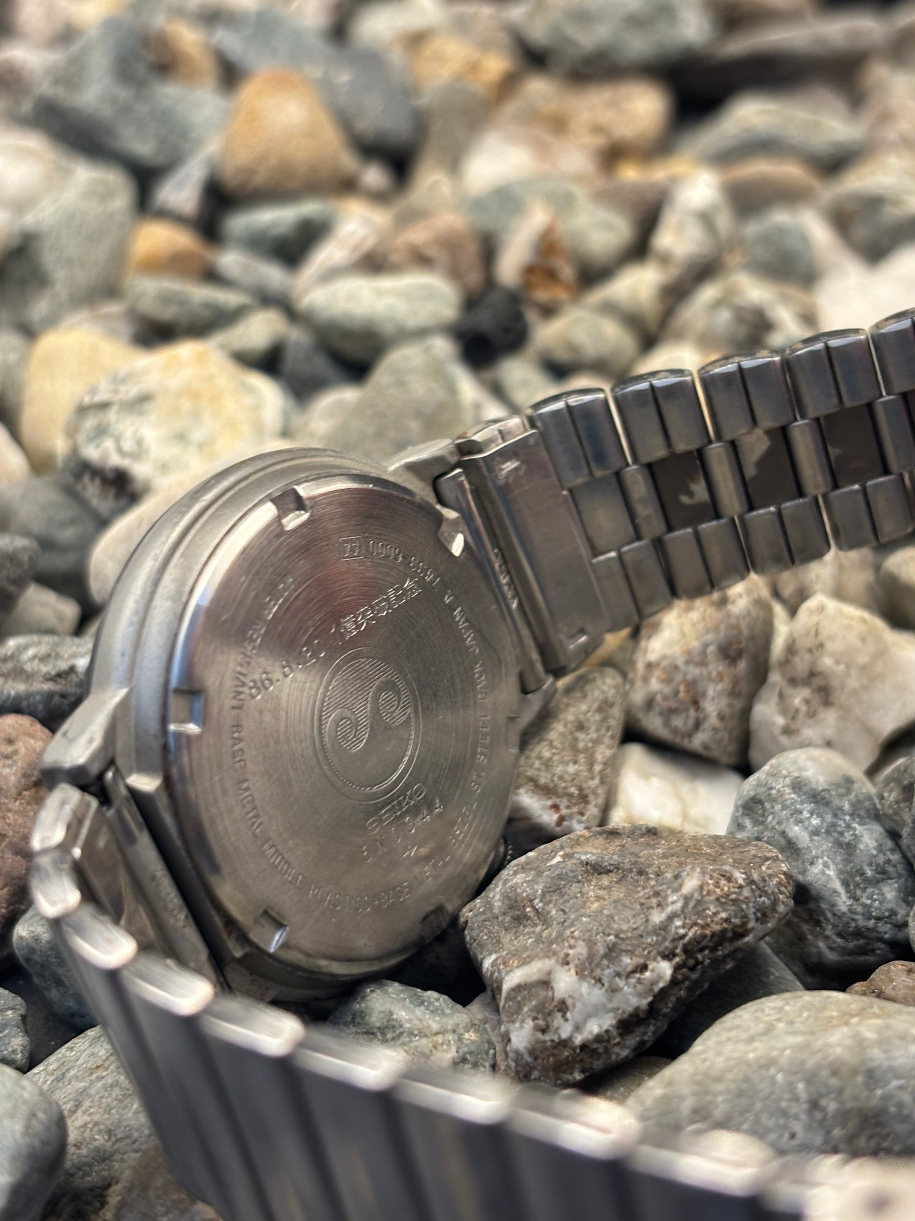 1995 Seiko Silver Wave Watch