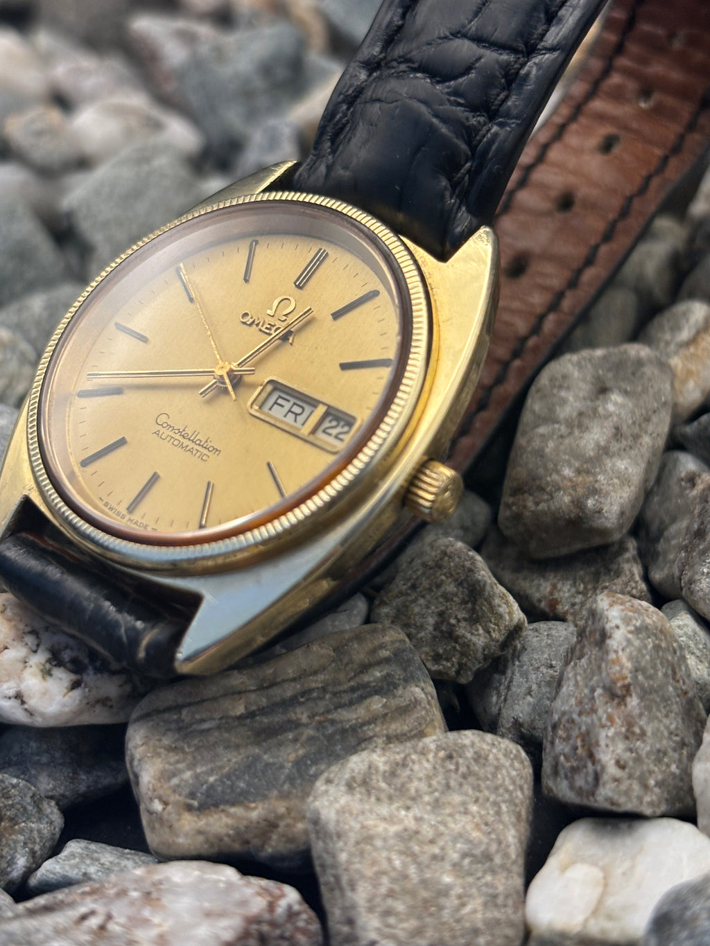 1978 OMEGA Constellation "C" 14K Gold Cap Automatic Watch