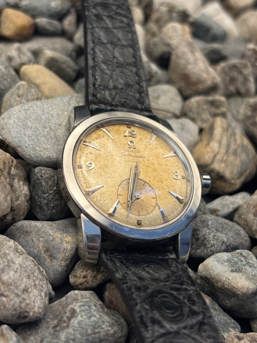 1940s OMEGA Seamaster Patina Watch Automatic