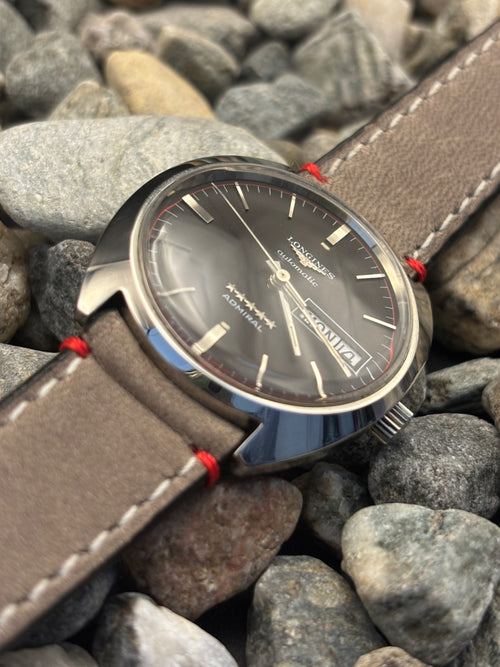 1960s Longines Admiral RARE Smokey Taupe Dial Swiss-Made Automatic Watch