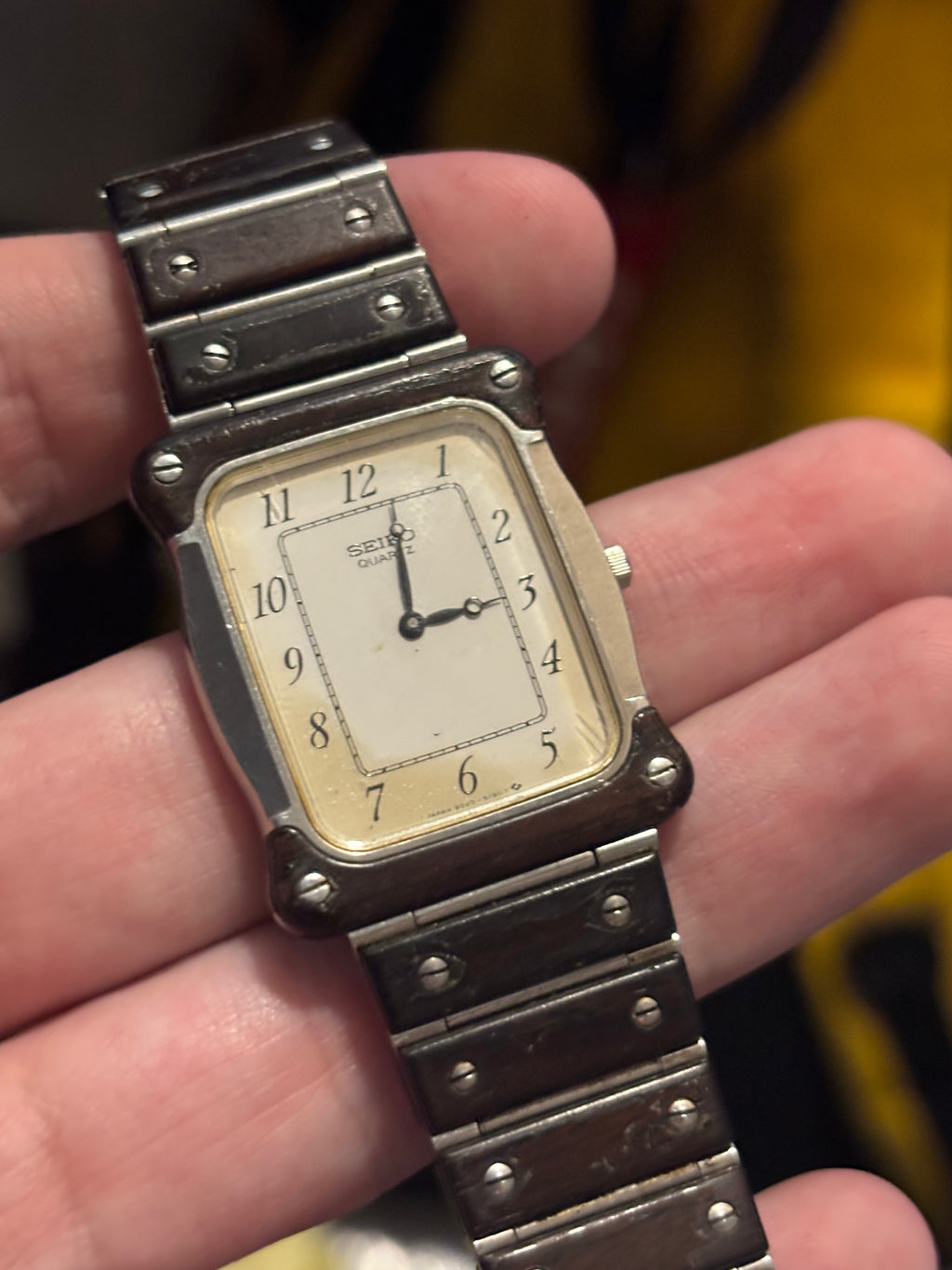 1984 Seiko Trenew Ebony Wood Watch
