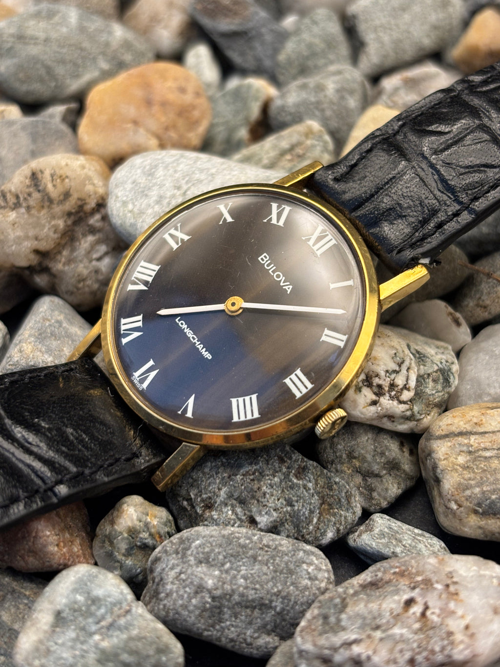 1973 Bulova Tiger's Eye Longchamp Watch