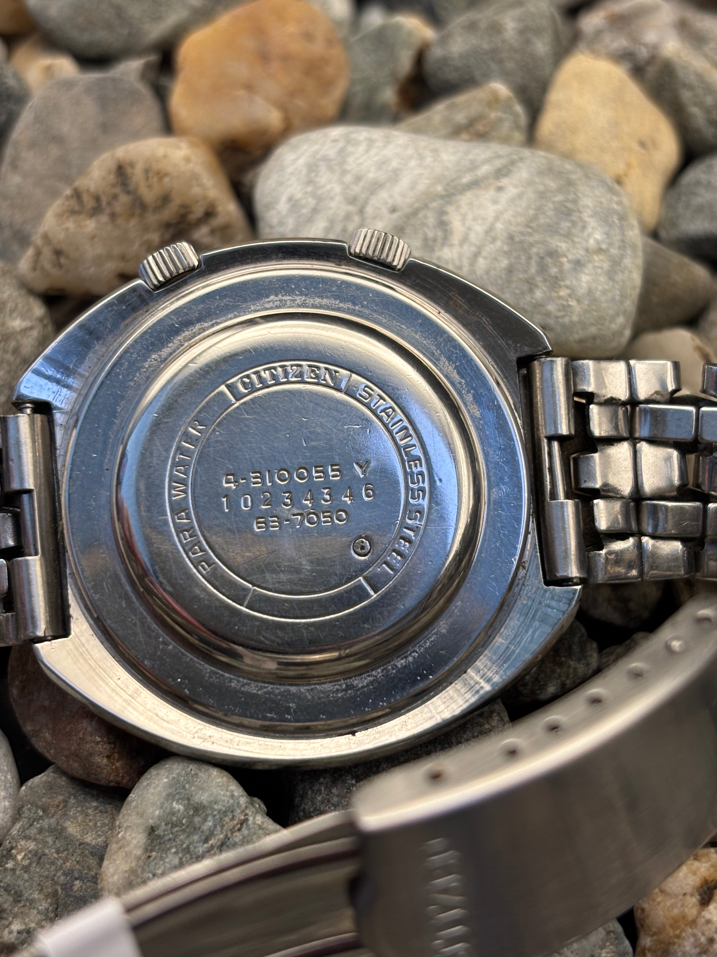 1960s Citizen Alarm Date Manual Wind Watch
