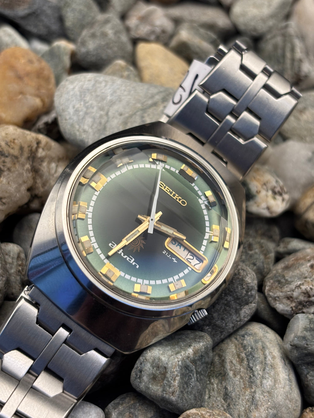 1973 Seiko Advan Green Dial Automatic Watch