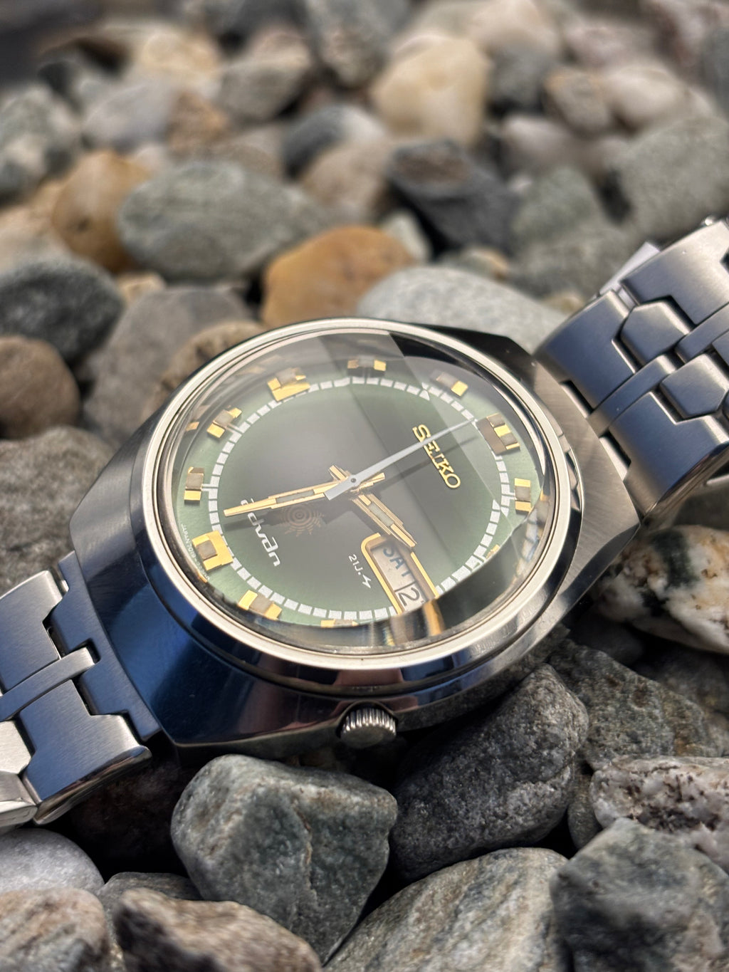 1973 Seiko Advan Green Dial Automatic Watch