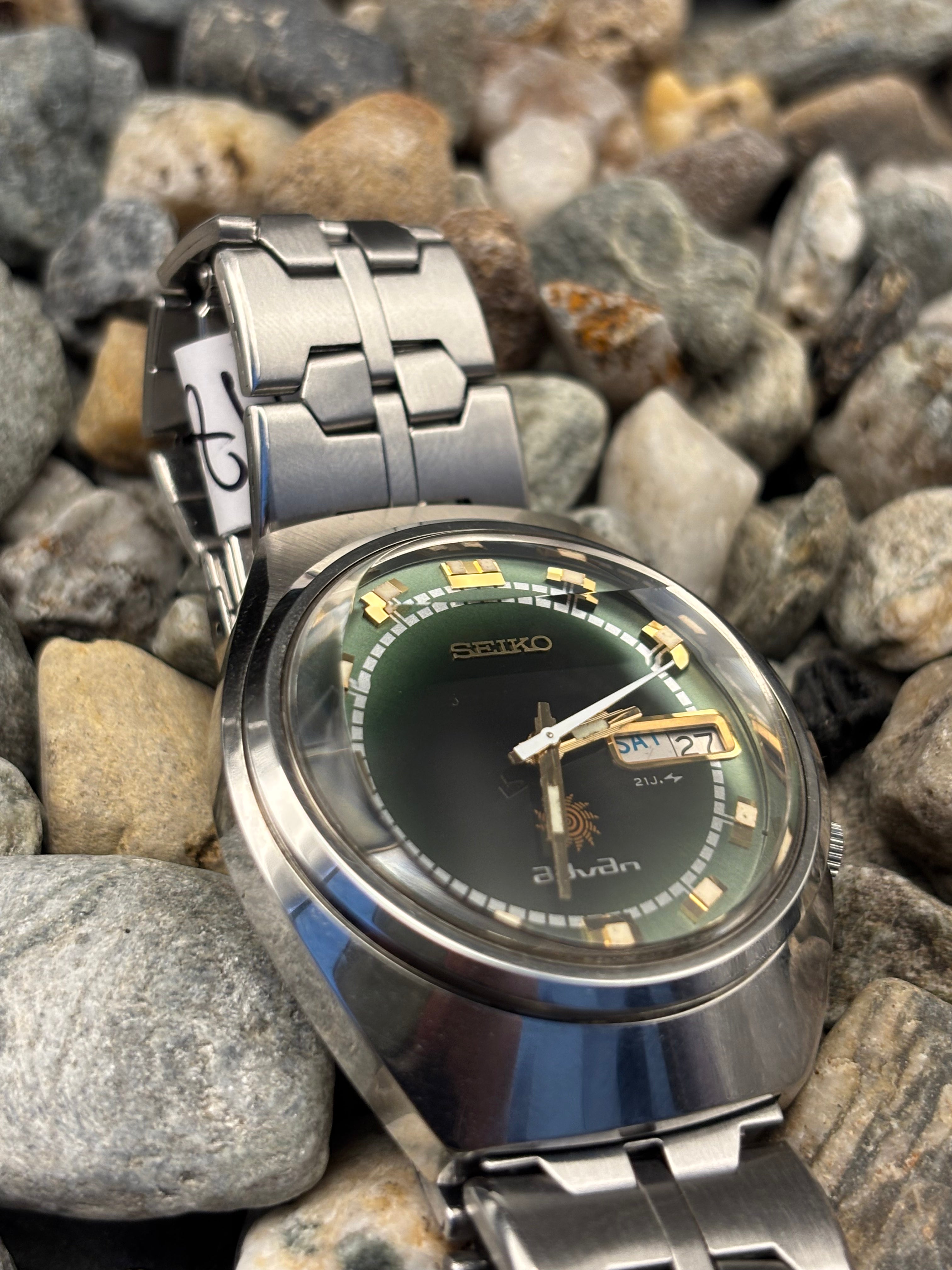 1973 Seiko Advan Green Dial Automatic Watch