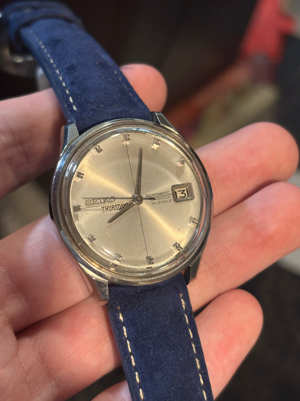1965 Seikomatic Weekdater Automatic Watch