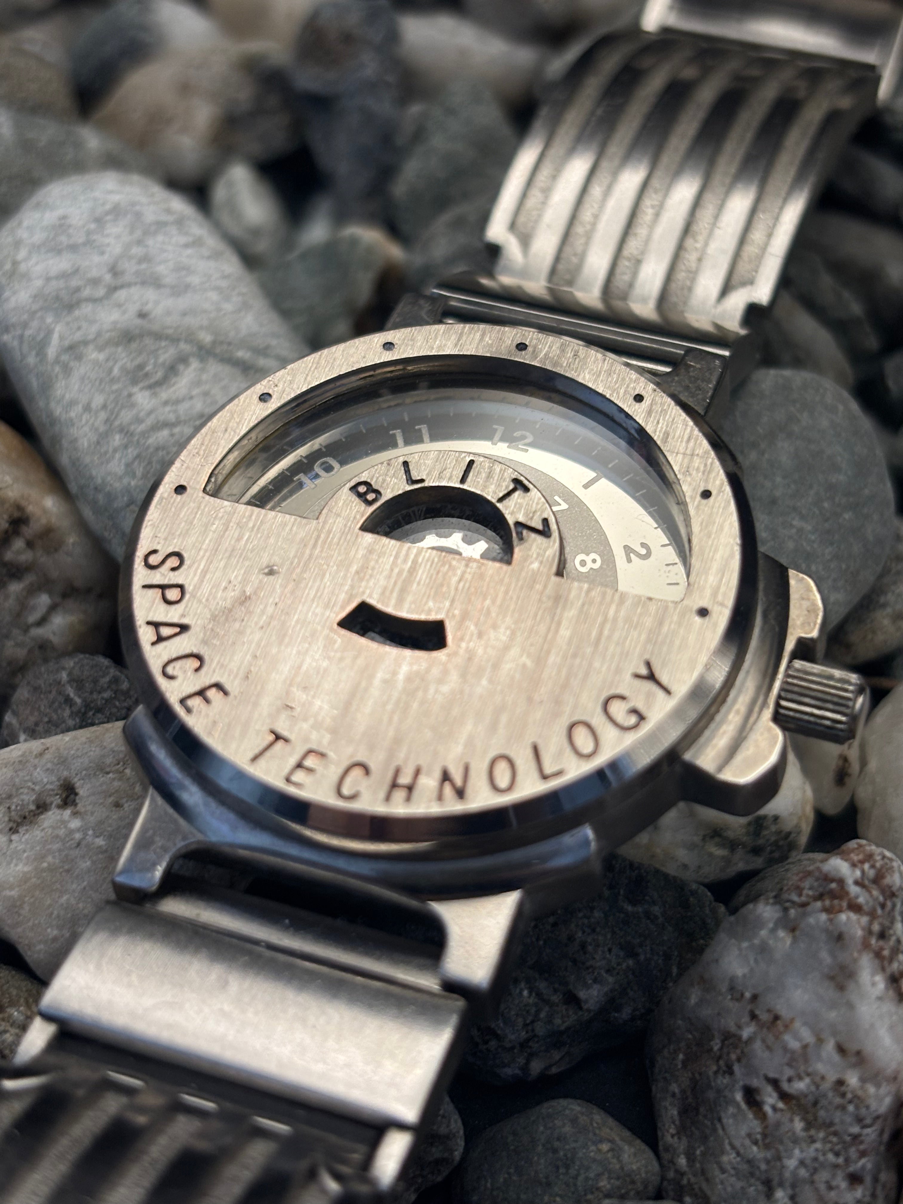 1990s Blitz Space Technology Jump Hour Watch