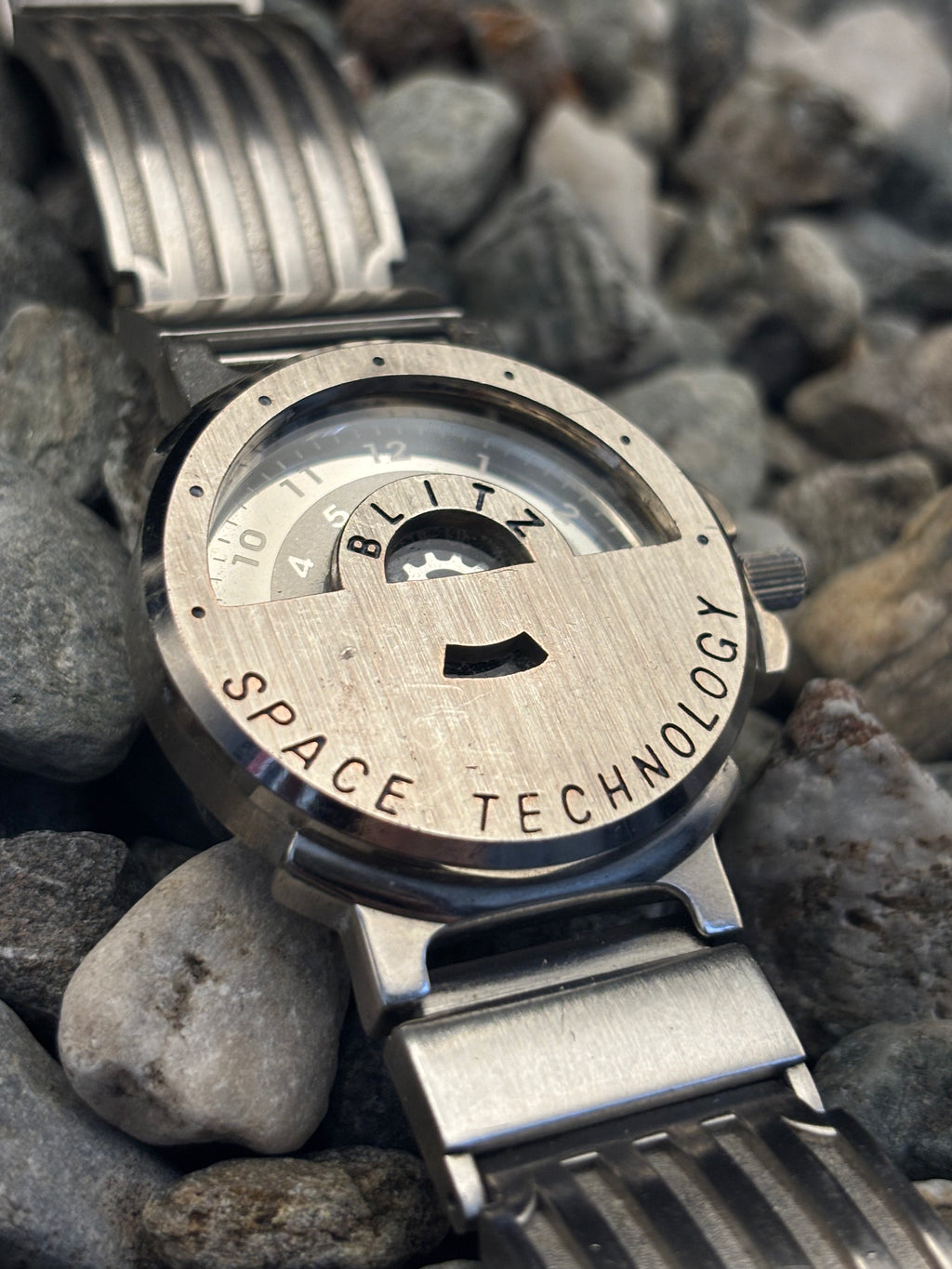 1990s Blitz Space Technology Jump Hour Watch
