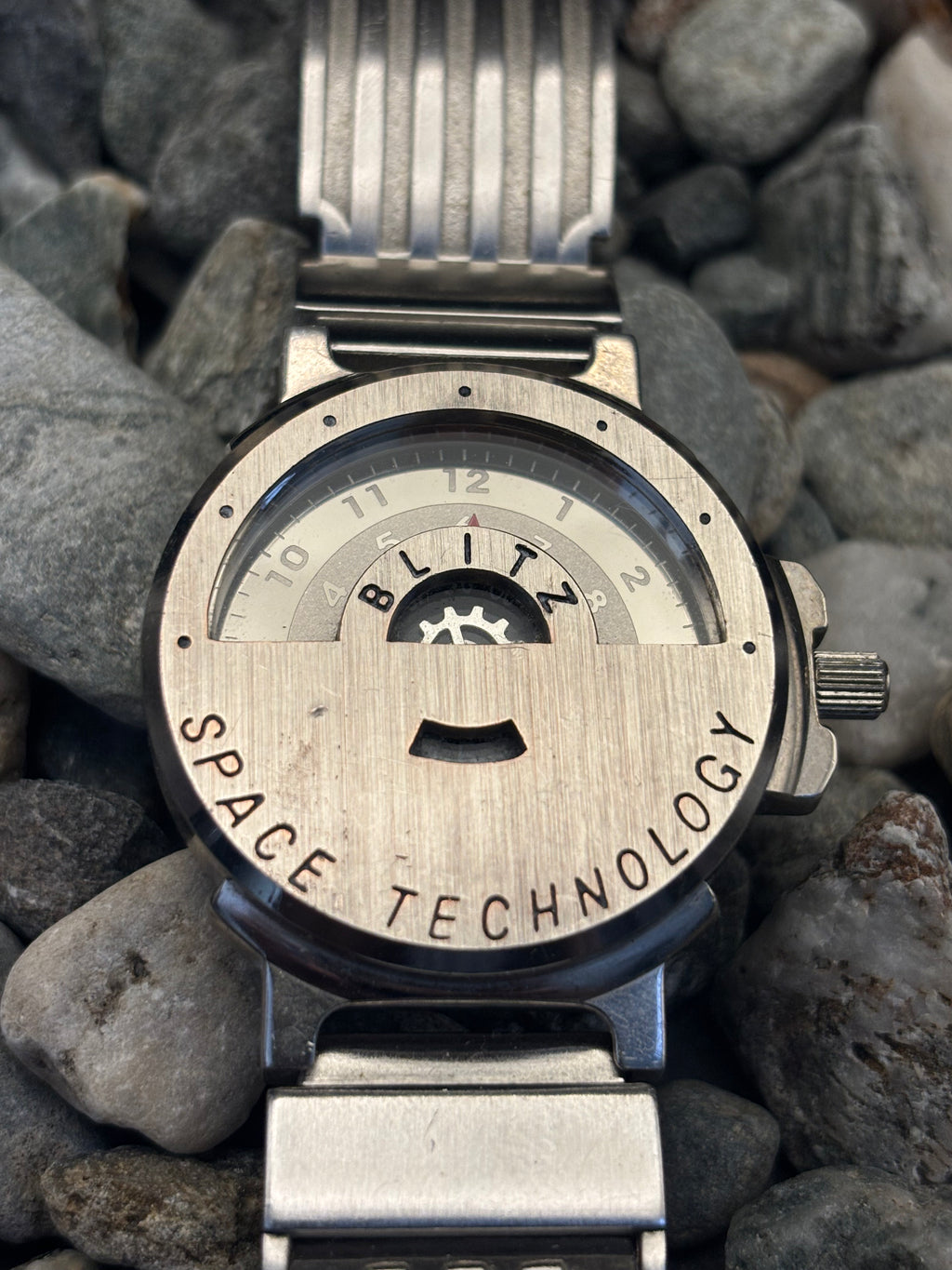 1990s Blitz Space Technology Jump Hour Watch