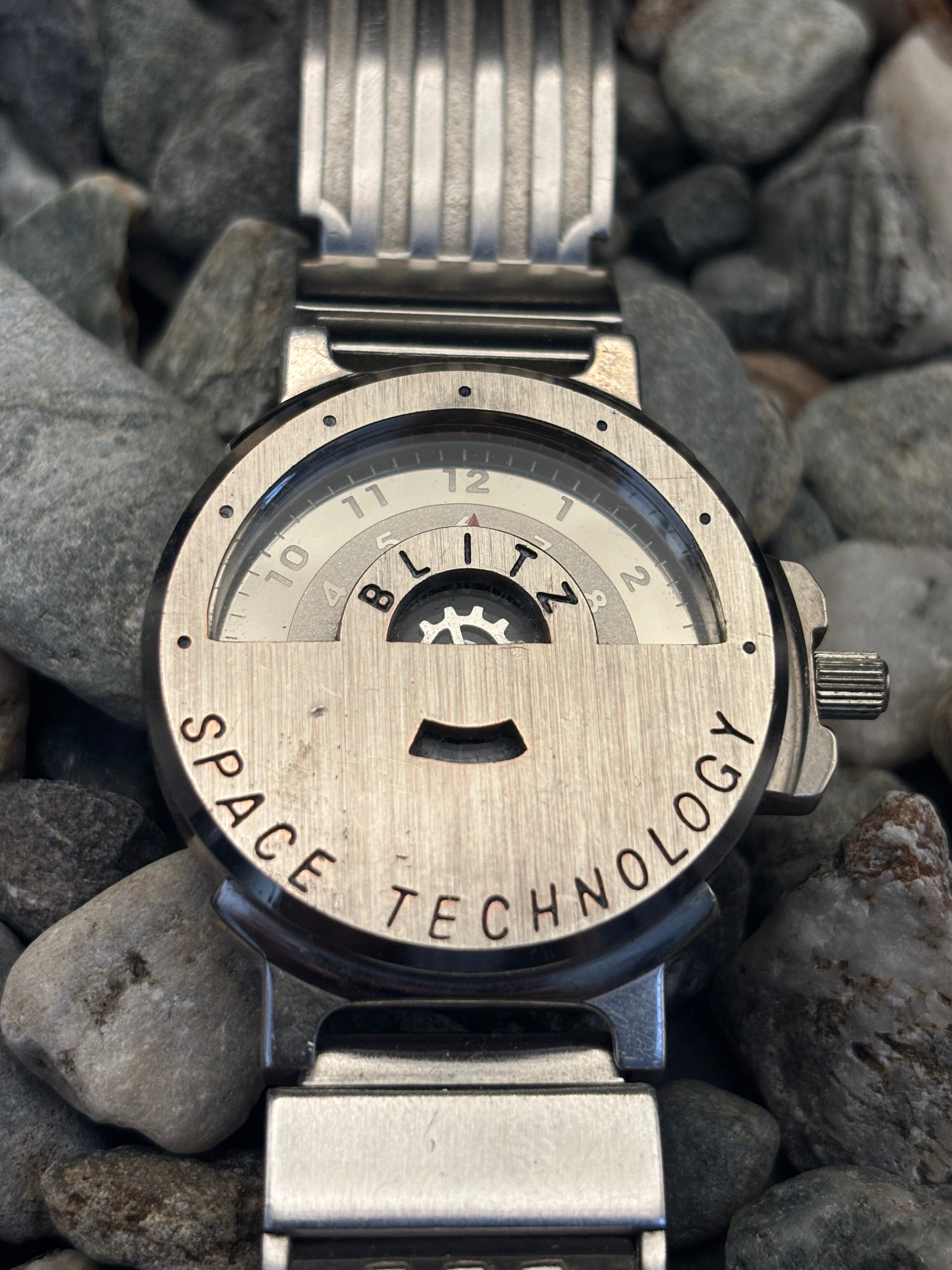 1990s Blitz Space Technology Jump Hour Watch