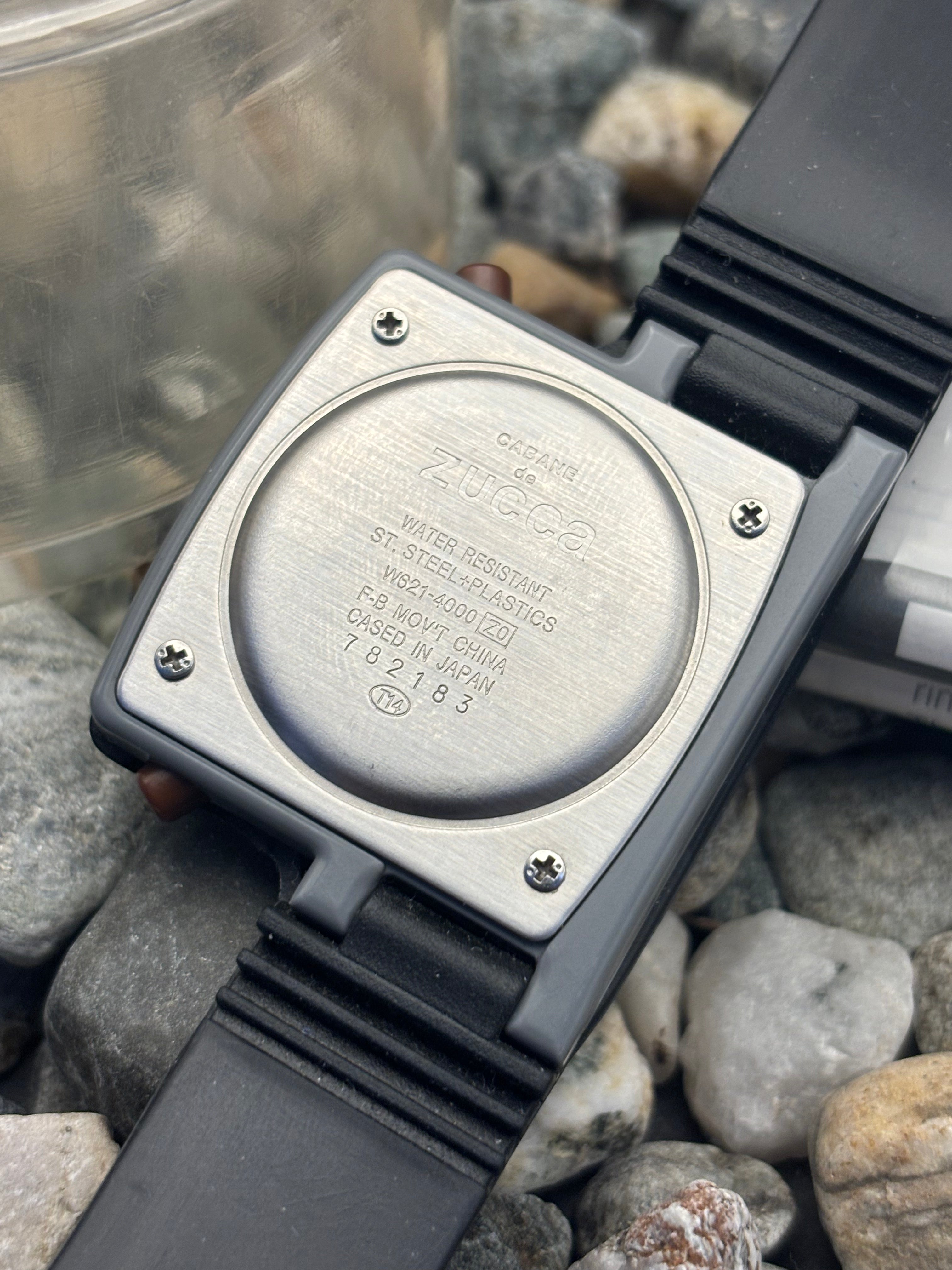 1997 CABANE de ZUCCa "le chocolat" Digital Watch