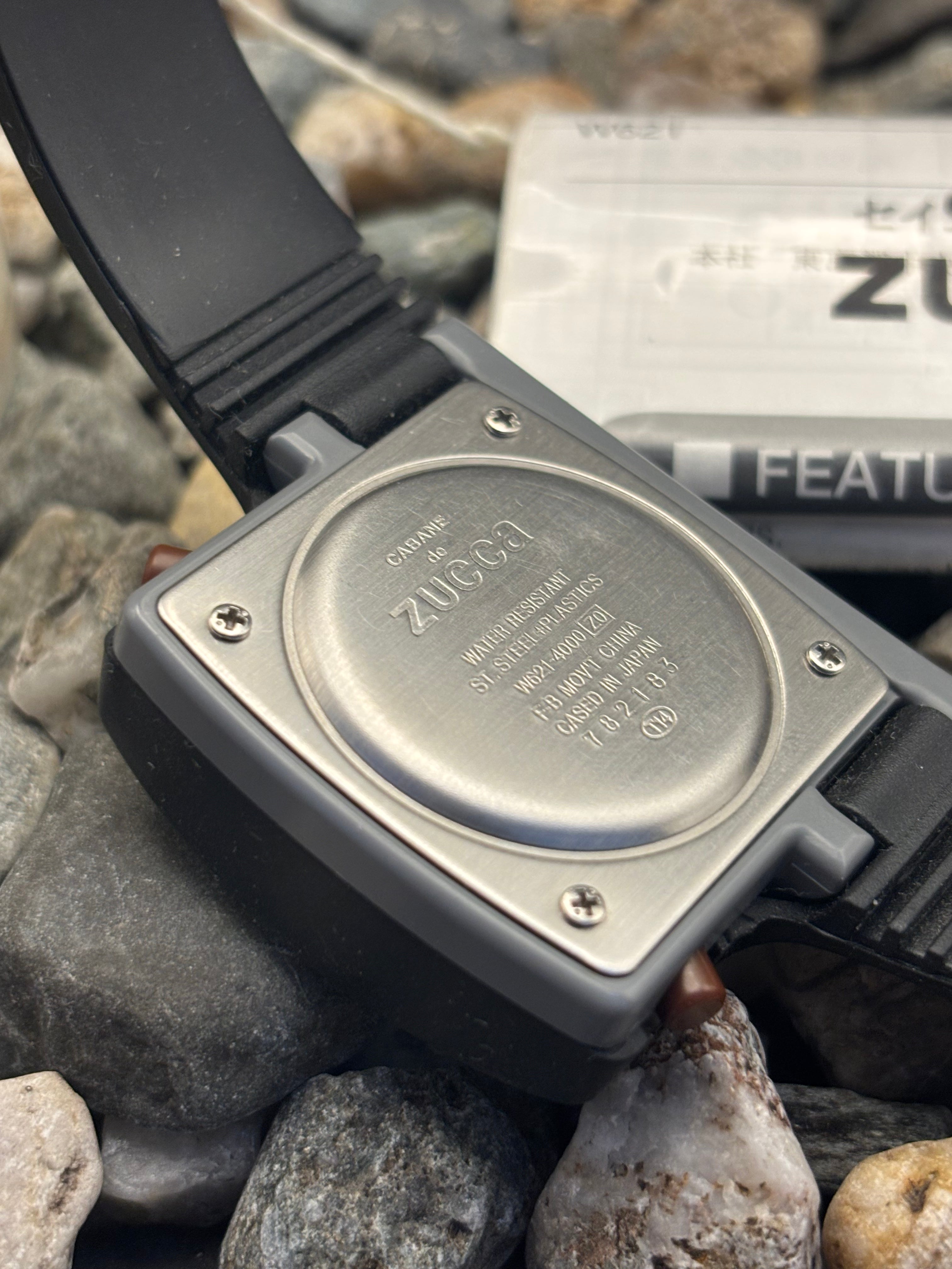 1997 CABANE de ZUCCa "le chocolat" Digital Watch