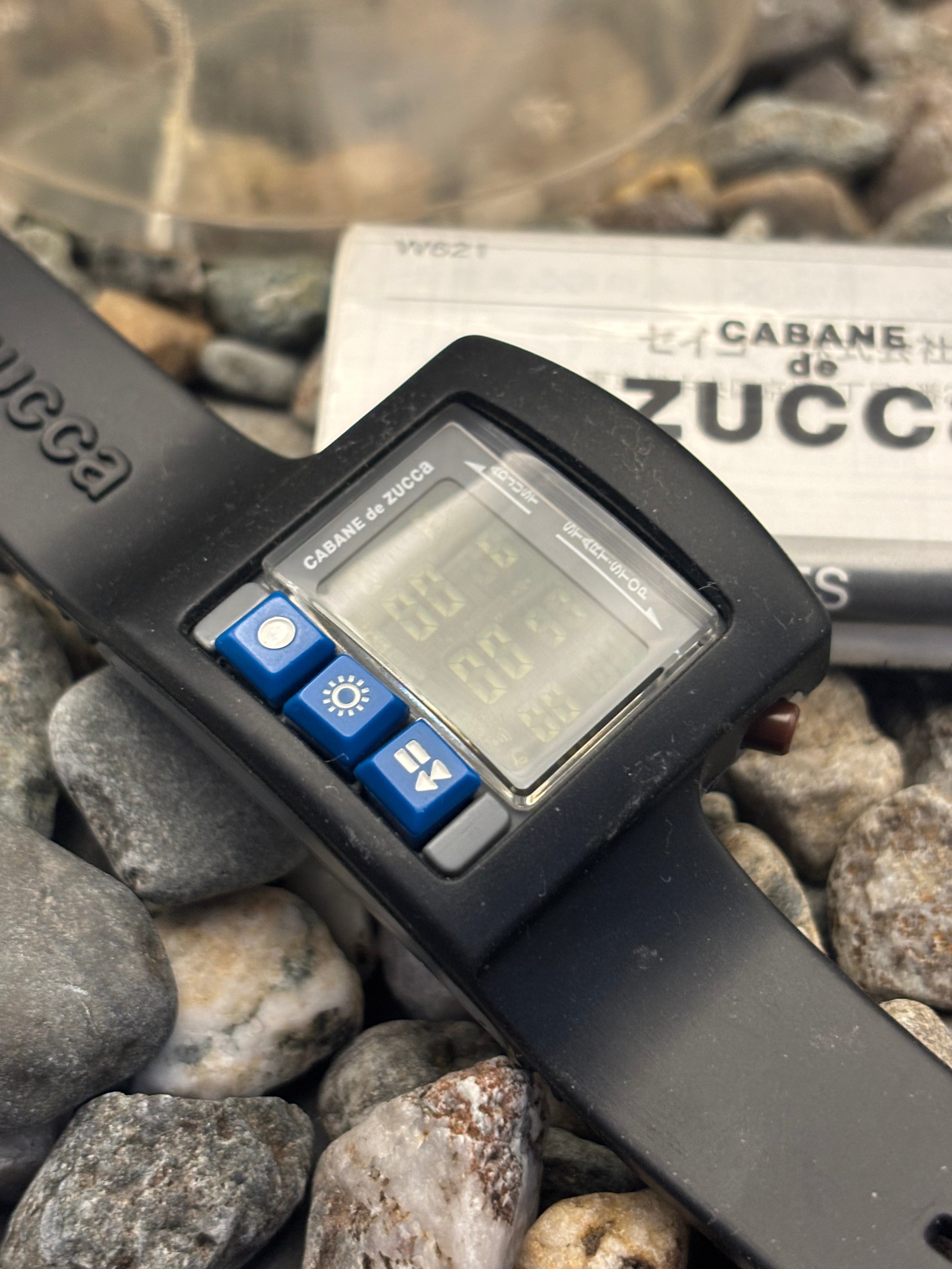 1997 CABANE de ZUCCa "le chocolat" Digital Watch