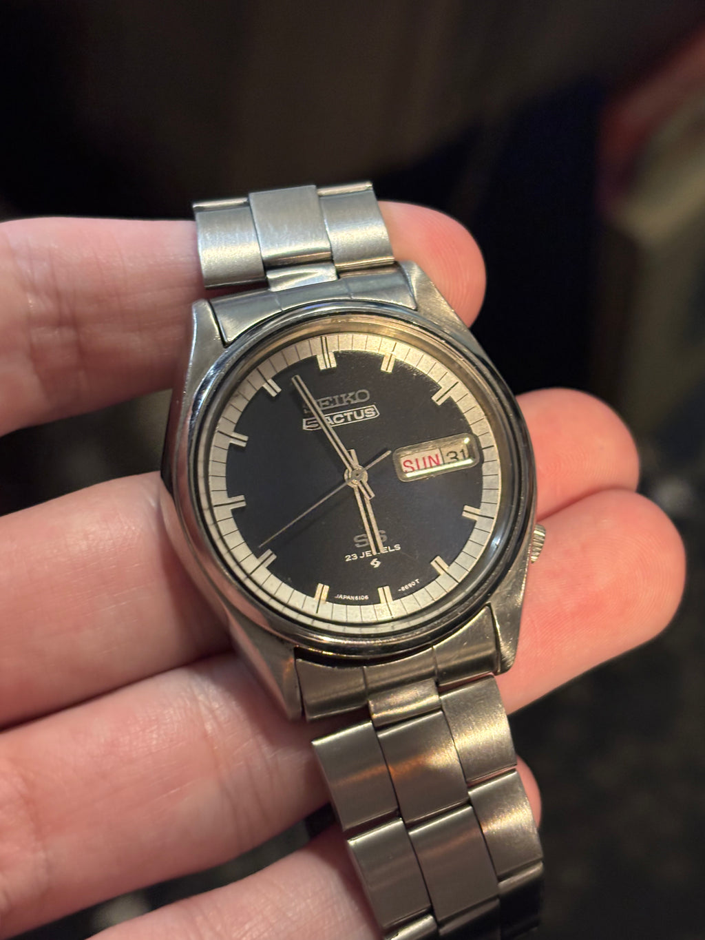 1977 Seiko 5 Actus SS Watch Automatic