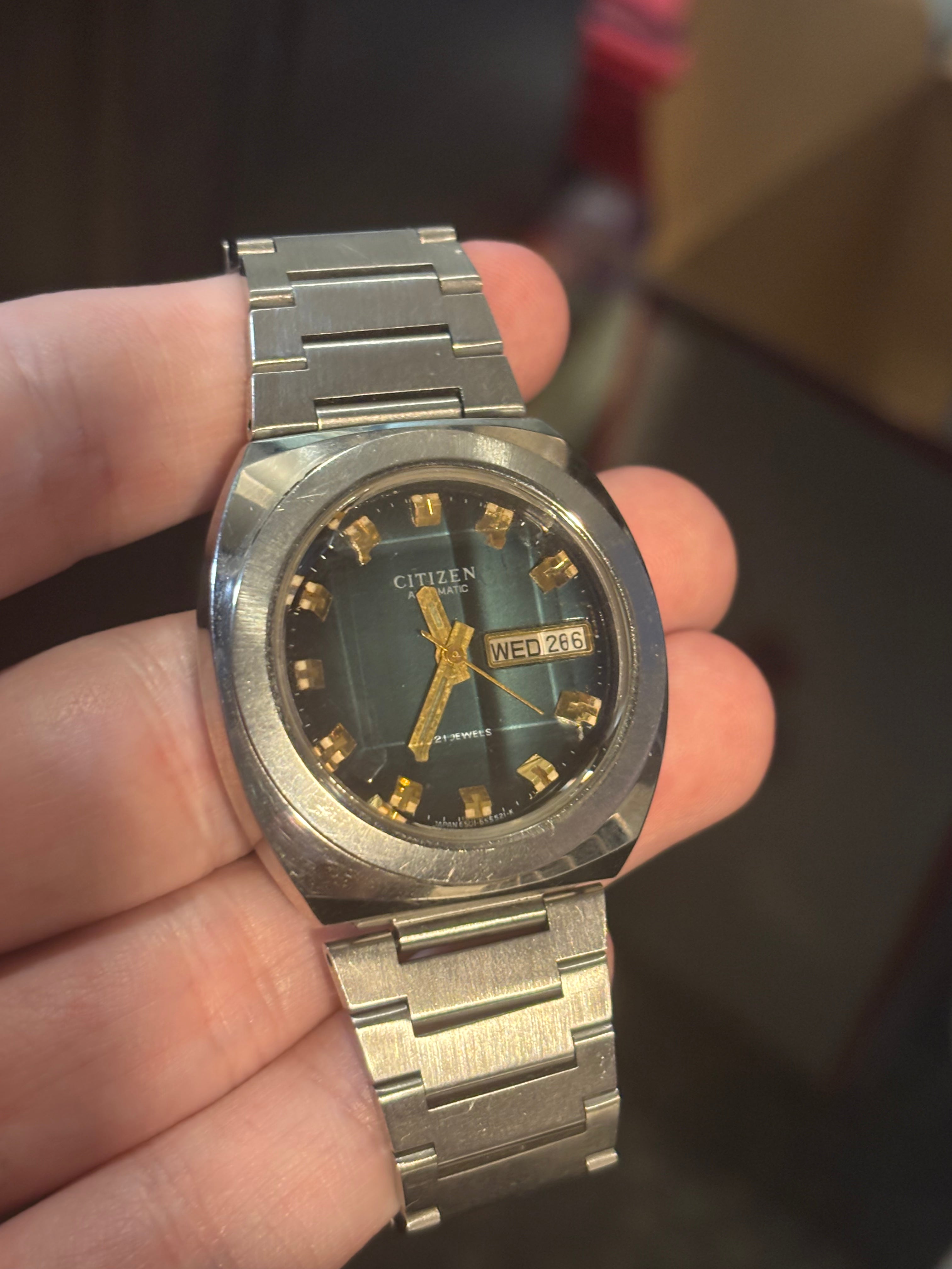 1973 Citizen 21J Automatic Watch