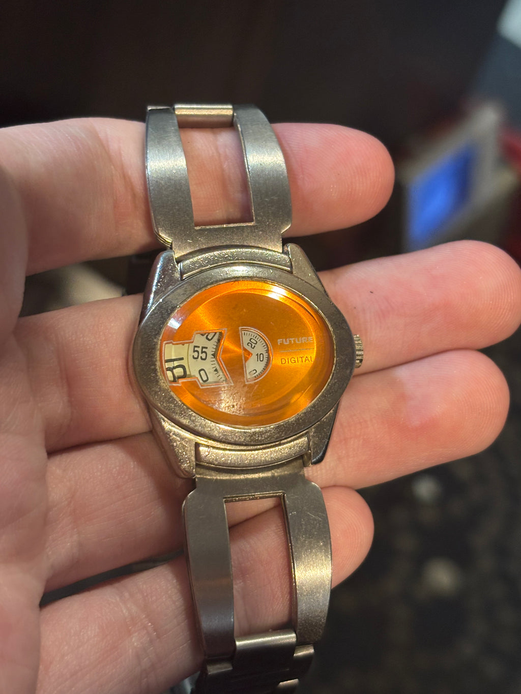 1990s Future Digital Jump Hour Watch