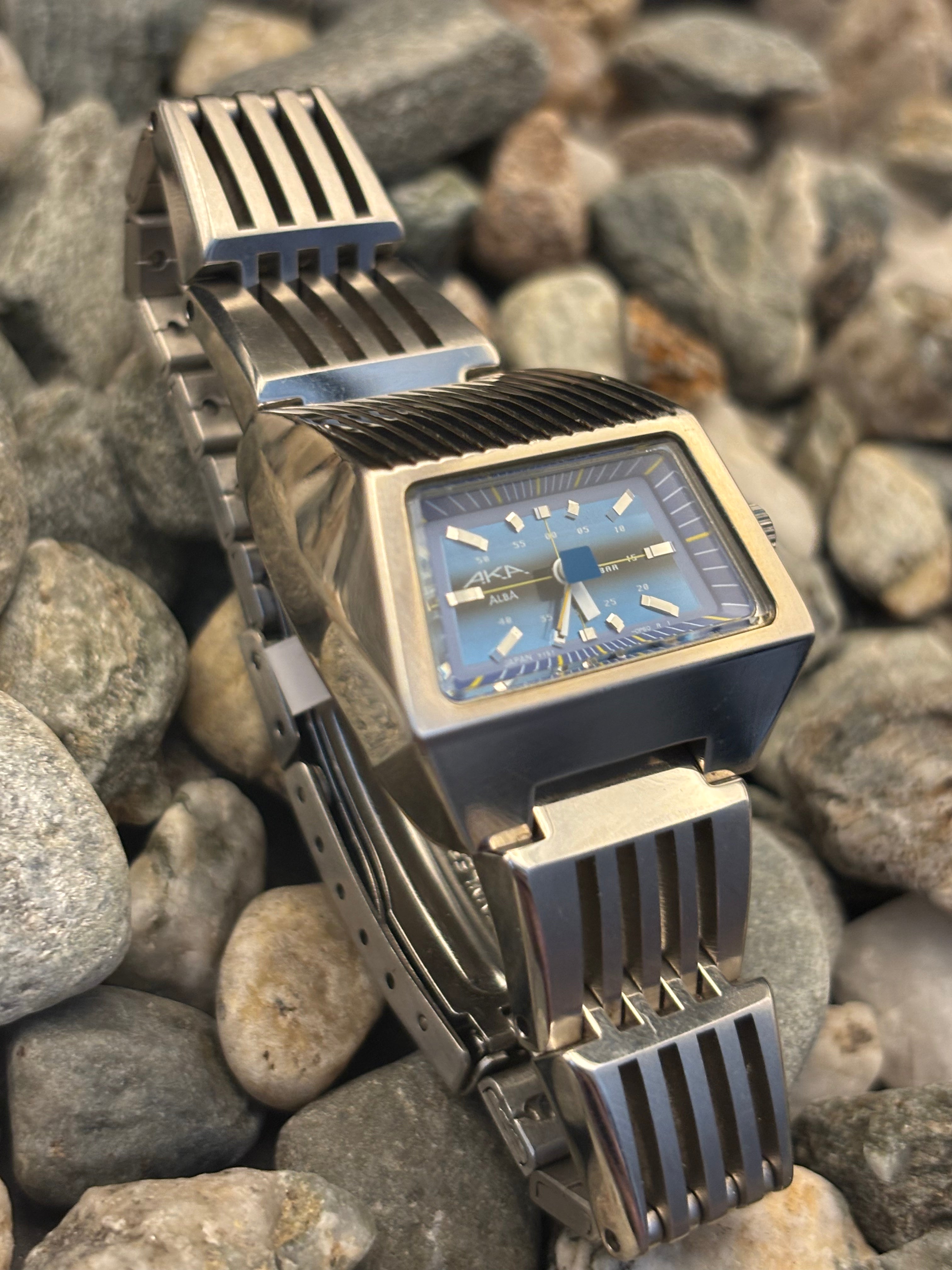 1997 Seiko Alba AKA Trapezoid Space Age Design Watch