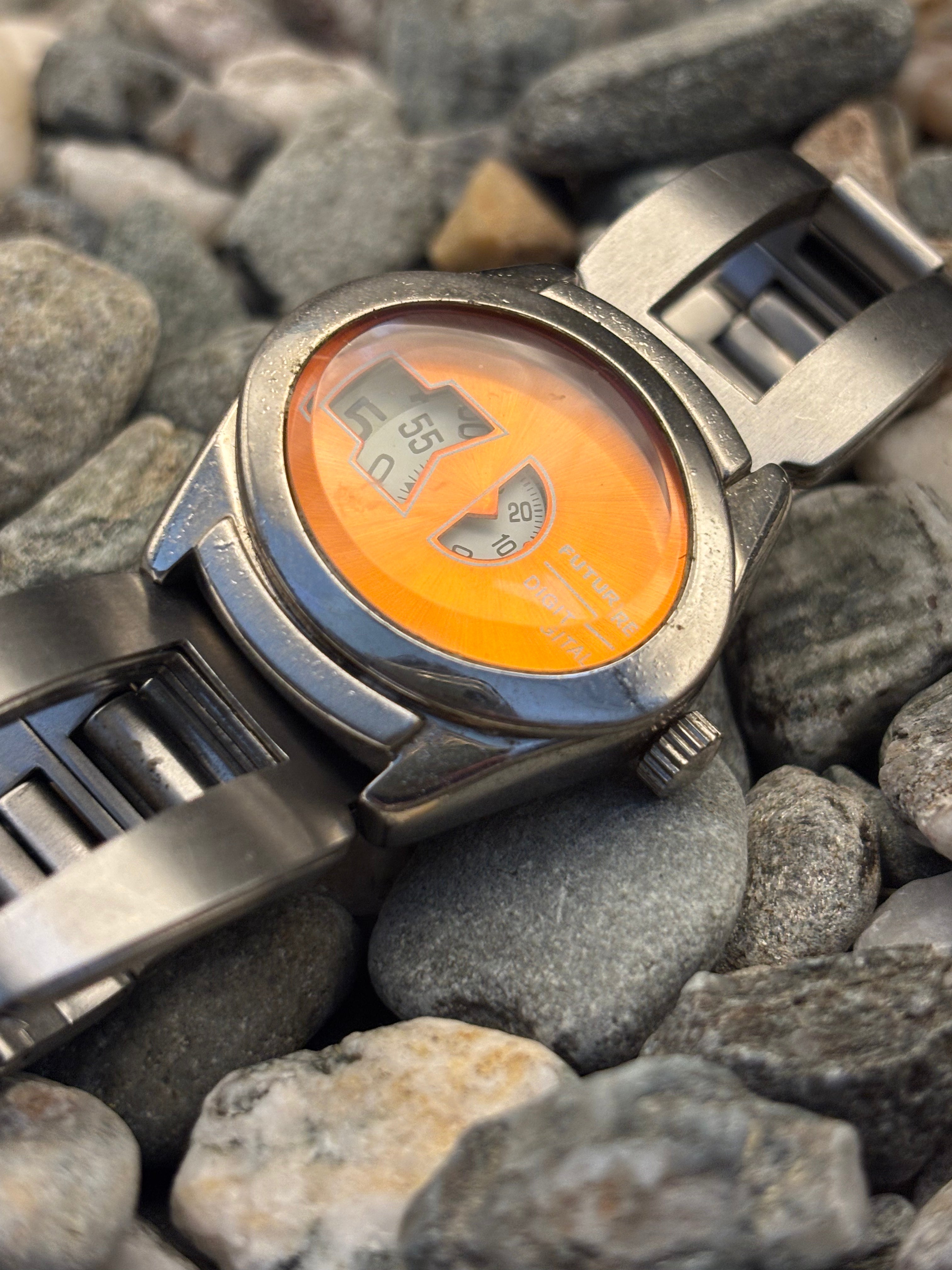 1990s Future Digital Jump Hour Watch