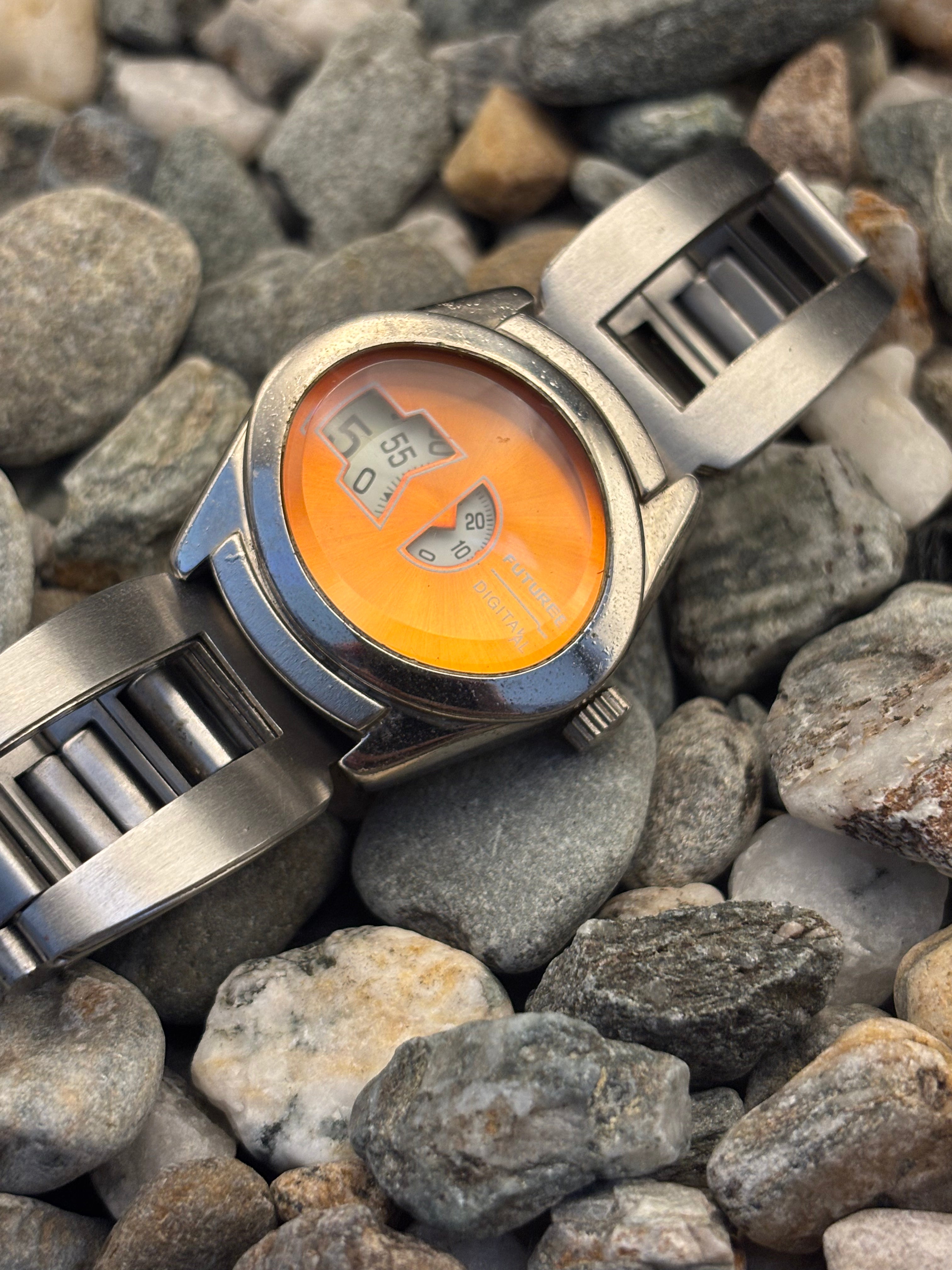 1990s Future Digital Jump Hour Watch