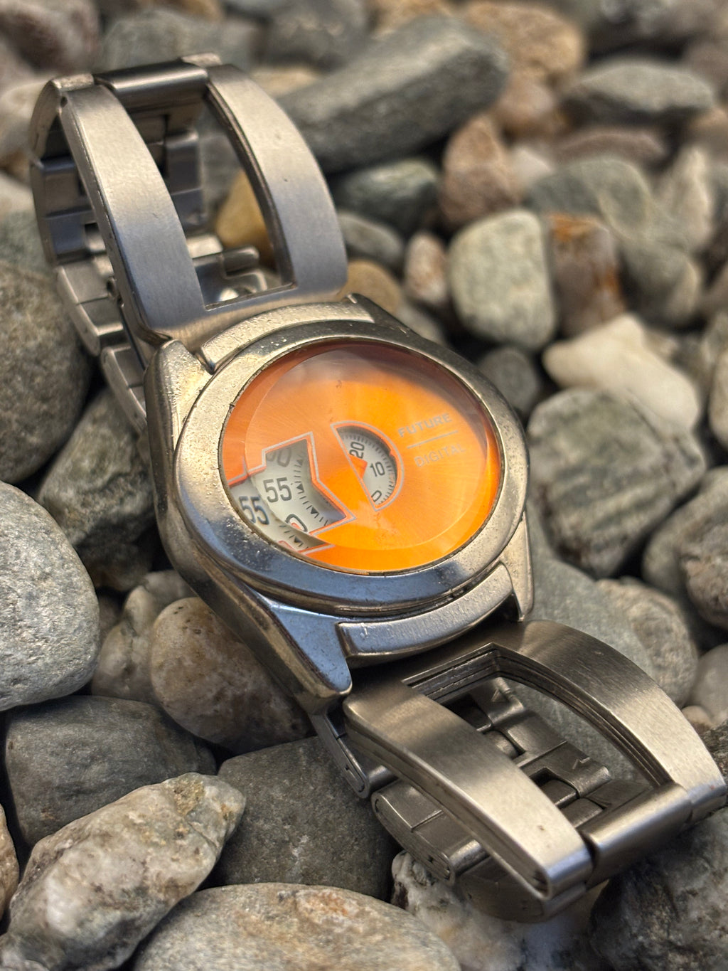 1990s Future Digital Jump Hour Watch