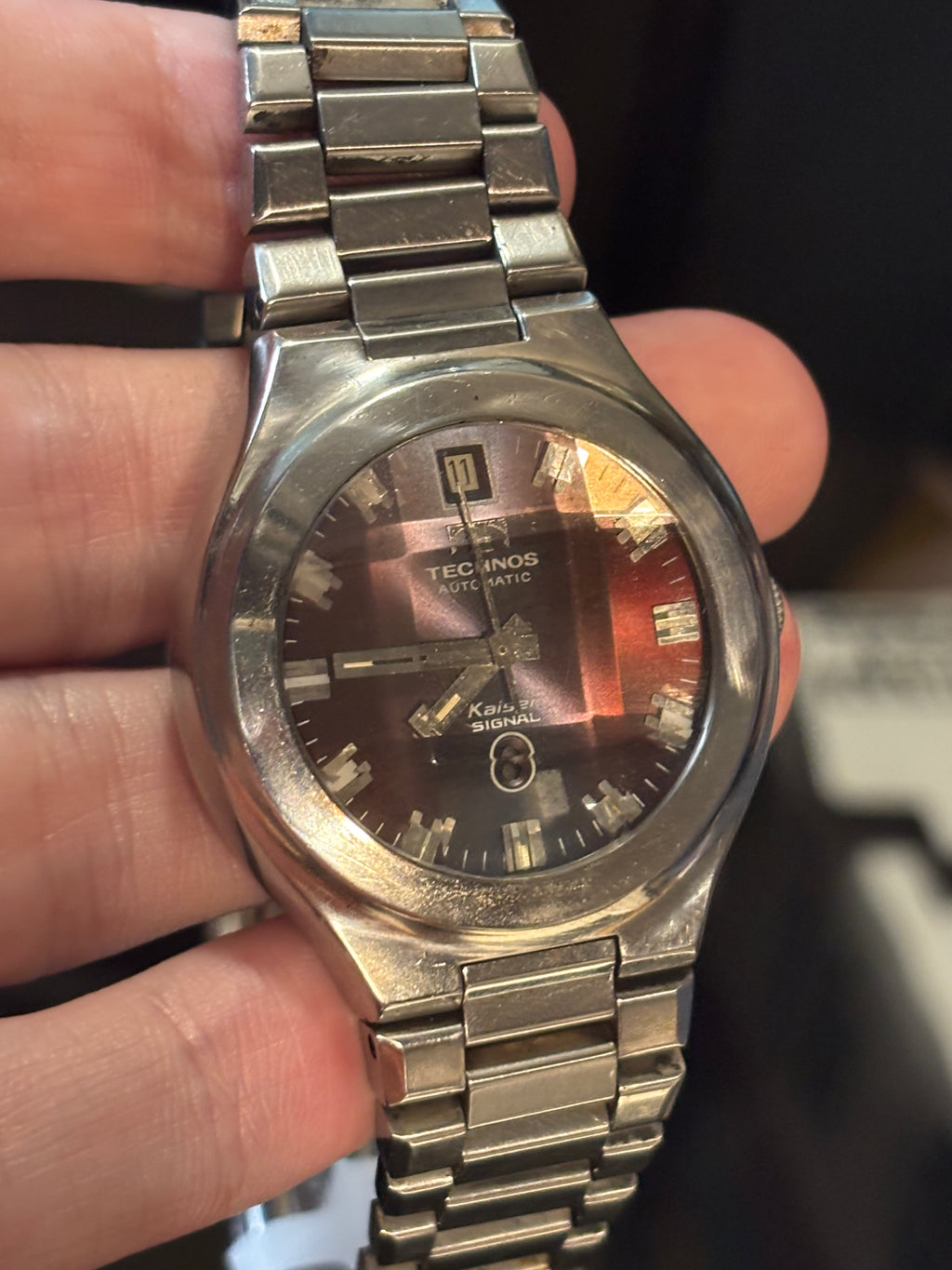1974 Technos Kaiser Signal Automatic Vintage Watch