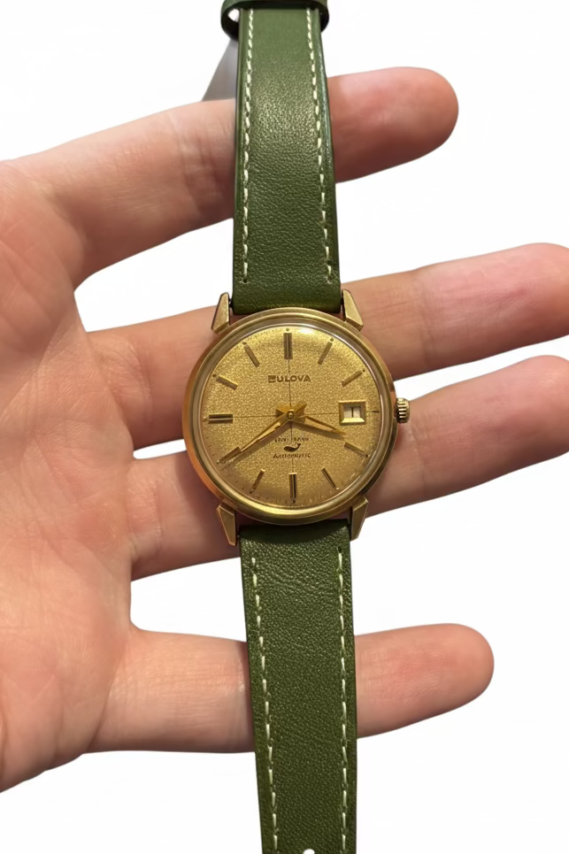 1969 Bulova Sea King 10KT Rolled Gold Bezel