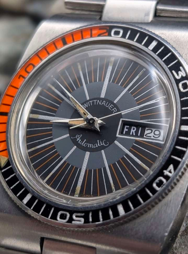 1970s Wittnauer Diver Automatic