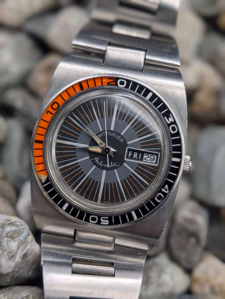 1970s Wittnauer Diver Automatic