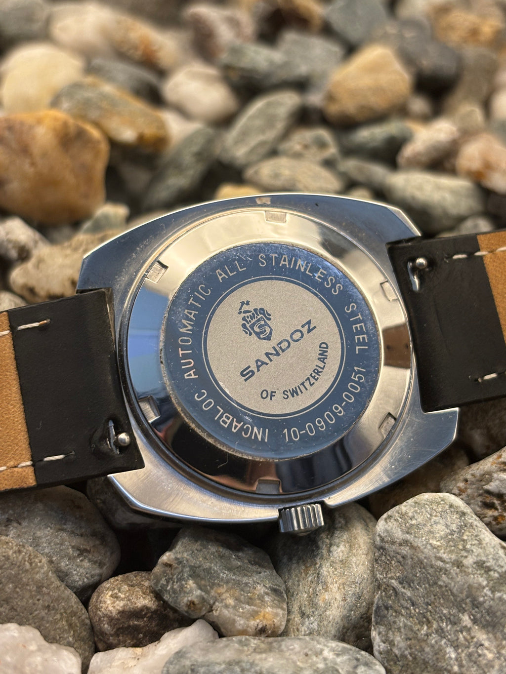 1970s Sandoz of Switzerland Watch Mystery Dial Automatic