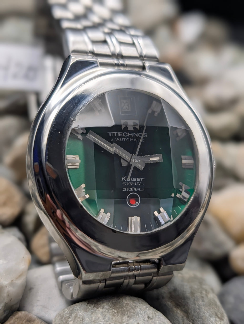 1970s Technos Kaiser Signal Swiss ETA